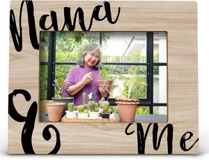 $16 FONDCANYON Nana & Me Photo Frame - Grandma Gifts for Nana, Mothers Day, Rustic 5x7 Inch Frame