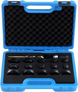$99 maXpeedingrods Parking Sensor Hole Punch Tool Lens Hole Maker, 17mm-32mm Lens Hole Cutter for Car Reverse Camera & Sensors, Car Radar Hole Cutting Aid, Heavy-Duty No-Drill Punch Kit, 17 Piece