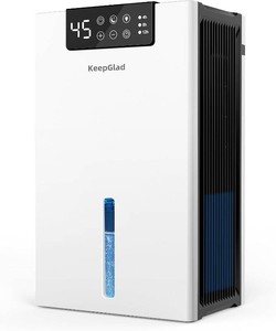 $100 Dehumidifier, 98 OZ Dehumidifiers for Home, Auto Shut Off Dehumidifier for Basement, white
