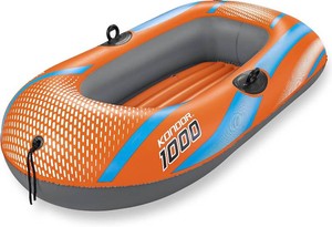 $15 H2OGO Kondor 1000 Raft - 411 x 33 - Kids & Teens, Orange & Blue, 120 lb Weight Capacity, Bestway, Youth Water Boat, Water Sports, Water Float, Front Tie Rope, Suitable for Ages 6