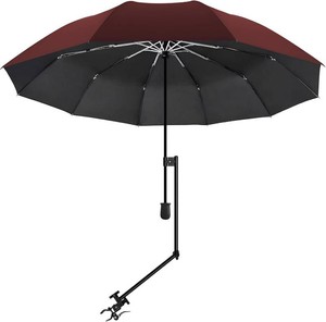 $40 XLINGZA UPF 50 Beach Umbrella with Adjustable Universal Clamp