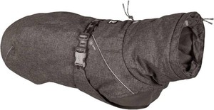 $59 Hurtta Expedition Parka, Winter Dog Coat, BlackBerry, 14 in