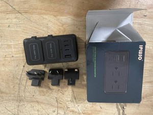 $43 220V to 110V Voltage Converter US to Europe for Hair Dryer, Power Converter Adapter Combo with 1 USB A & 3 Type C123456