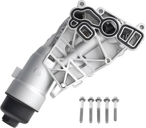 $58 maXpeedingrods Aluminum Oil Cooler Filter Housing Assembly 11428585235 for BMW i8 2014 2020 X1 2016 2020 X2 2018 2020, for Mini Cooper 2014 2020 ClubmanCountryman 2017 2020# 11428511391