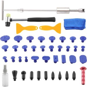 $25 maXpeedingrods Car Dent Puller Dent Removal Kit, 2 in 1 Slide Hammer T Bar Dent Puller, Paintless Auto Body Dent Repair Tool, for Car Motorcycle Refrigerator, 43PCS