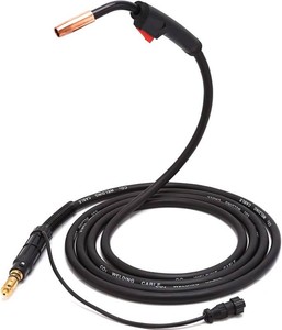 $81 IHAYNER 15 Feet (4.5m) K530-6 MIG Welding Gun Torch Stinger Fits for Lincoln Magnum 100L 100Amp MIG Gun and Cable MIG Pak 140 180,Power MIG 140C 140T 180C 180T
