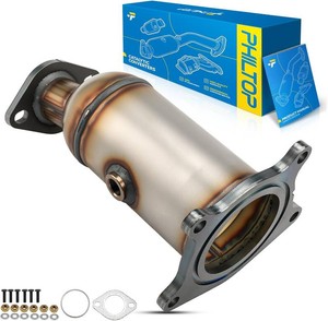 $90 PHILTOP Rear Catalytic Converter Kit Compatible with Ford, Mazda, Lincoln, Mercury CX-9, Edge, Taurus, MKX, MKZ, Flex, MKS, Fusion, Mazda 6, Taurus X, Sable, OE 16491 EPA Compliant