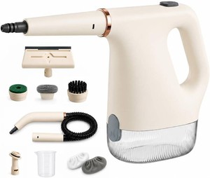 $70 Handheld Steam Cleaner, Fast Heat Steam Cleaner, Adjustable Steam, 450mL Large Water Tank, Pressurized Portable Steamer for Cleaning Home, Kitchen, Car, Bathroom, Tile, Furniture, Multi-Surface