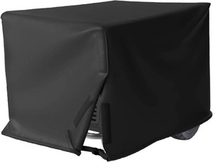 $15 SHINESTAR Universal Generator Cover 26 x 20 x 20 inch - for 3000-5000 Watt Portable Generators, for Westinghouse, Champion, WEN, DuroMax and More, Heavy Duty Waterproof 600D Polyester, Black