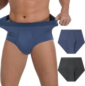 $30 Mens Incontinence high-waisted Underwear Washable 2-Pack, Excellent Absorbency, Leakproof, Breathable Cotton Briefs size XL