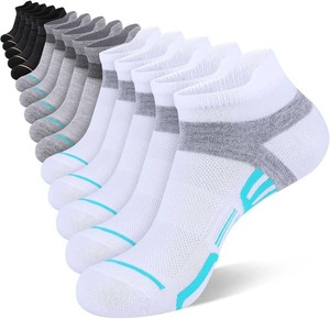 shnn 15 Pairs Womens Ankle Socks Lightweight Breathable Casual Low Cut Socks for Women With Heel Tab (missing one pair)