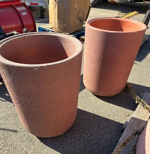 2 - Wausau Tile Concrete Receptacles