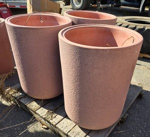 3 - Wausau Tile Concrete Receptacles