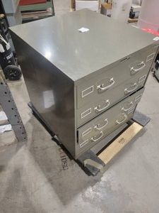Four Drawer Card Filing Cabinet (608802) Remington Rand
