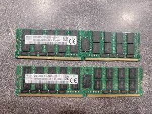 Lot of Used 128GB Of Ram (620777) Two 64GB DDR4 ECC Memory, UNTESTEDAS IS
