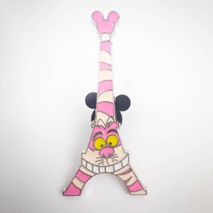 Disney Trading Cheshire Cat Eiffel Tower Pin
