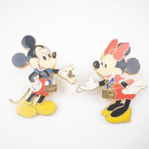 Disney Mickey Mouse & Minnie Mouse Enamel Pins (Lot of 2)