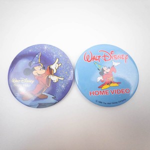 Walt Disney Home Video Mickey Mouse Pinback Buttons (Lot of 2)