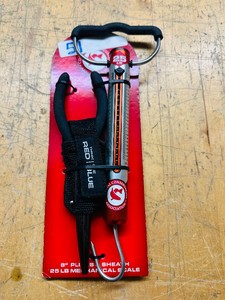 New  25 lb SPRING SCALE  8 FISHING PLIERS w Sheath