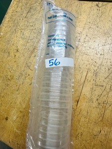 100 PETRI DISHES - 100mm x 15 mm - unopened bag