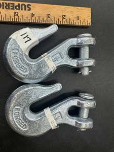 Lot of 2  New 12 CLEVIS GRAB HOOKS