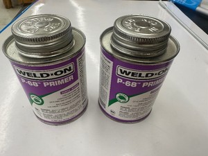 ( 2 ) 8 oz cans  P-68 PVC PRIMER