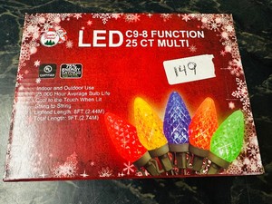 NEW L E D - 25 ct MULTI-COLOR CHRISTMASo LIGHTS