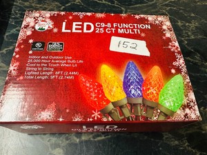 NEW L E D - 25 ct MULTI-COLOR CHRISTMAS LIGHTS