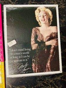 More MARILYN.. Mans World Tin Sign