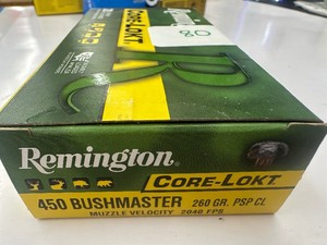 Remington CORE LOKT - 450 BUSHMASTER - 260 GR - PSP CL