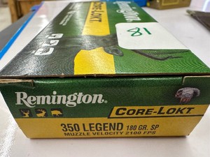 New Remington CORE LOKT - 350 LEGEND - 180 GR SP