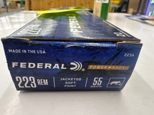Federal .223 Rem Jacketed Soft Point