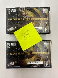2 boxes (of 5) Federal 12 ga TRUBALL SLUG - 2-34