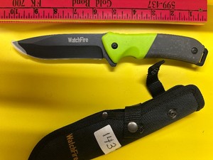 WatchFire HUNTING KNIFE w Sheath