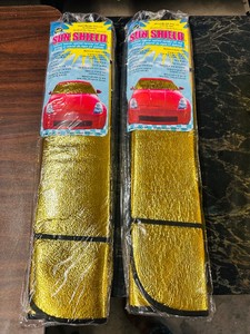 (2)  New  SUNSHADES - GOLD