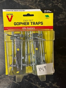 NEW -  2-pk VICTOR Easy Set GOPHER TRAPS