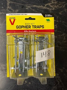 NEW -  2-pk VICTOR Easy Set GOPHER TRAPS
