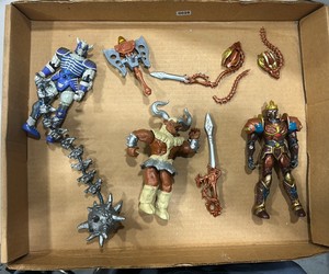 bandai mystical Knights lot of action, figures, parts, and accessories