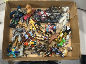 miscellaneous action figures lot, Spaun, DC Marvel
