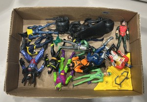 lot of DC Batman, action, figures, and accessories