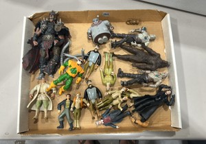 miscellaneous lot of action figure figures, Disney, DC