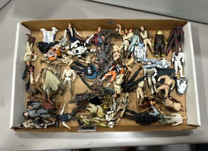 Star Wars 1990s action figure figures lot, weapons, figure figures and accessories