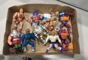 vintage Masters of the universe, he-man action, figure lot, weapons, accessories, figures