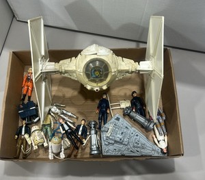 Vintage Star Wars toys, action figures, vehicles