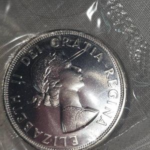 1964 Royal Canadian Mint Silver $1, 1864-1964 Proof UNC