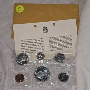 1964 Royal Canadian Mint Silver $1, SilverUNC
