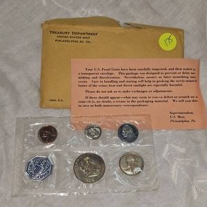 1963 US Treasury Proof Set, Silver UNC