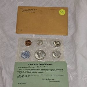 1959 US Treasury Proof Set, Silver UNC