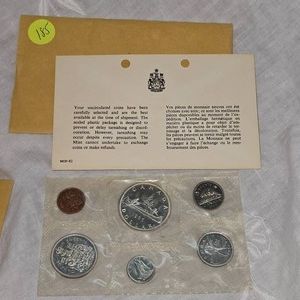 1965 Royal Canadian Mint Proof Set, Silver UNC