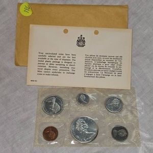 1965 Royal Canadian Mint Proof Set, Silver UNC